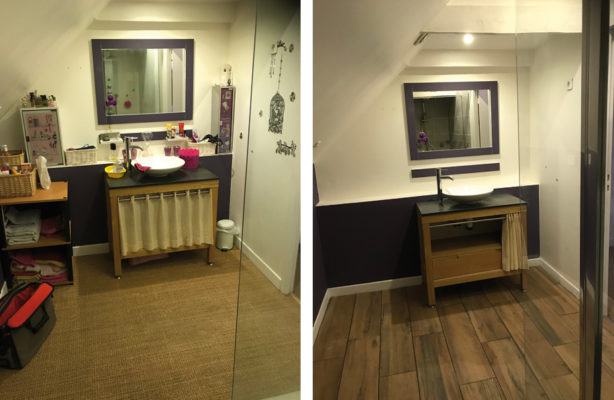 avant apres salle de bain beg meil