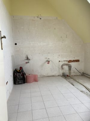 chantier salle de bain