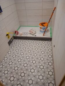 photo carrelage sol salle de bain