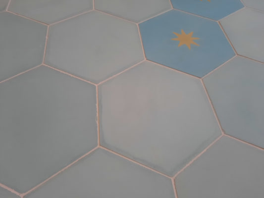 carreaux de ciment plus moderne de pres