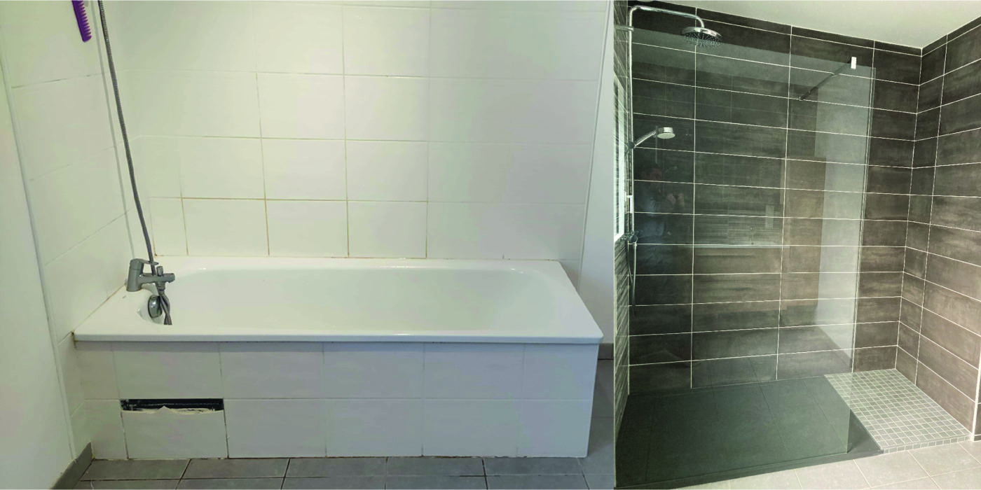 renovation avant après salle de bain