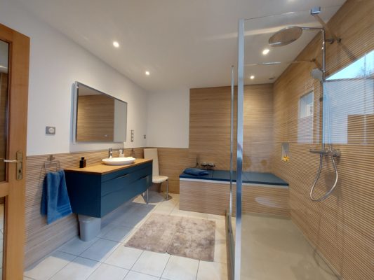 photo d'une rénovation de salle de bain à Quimper